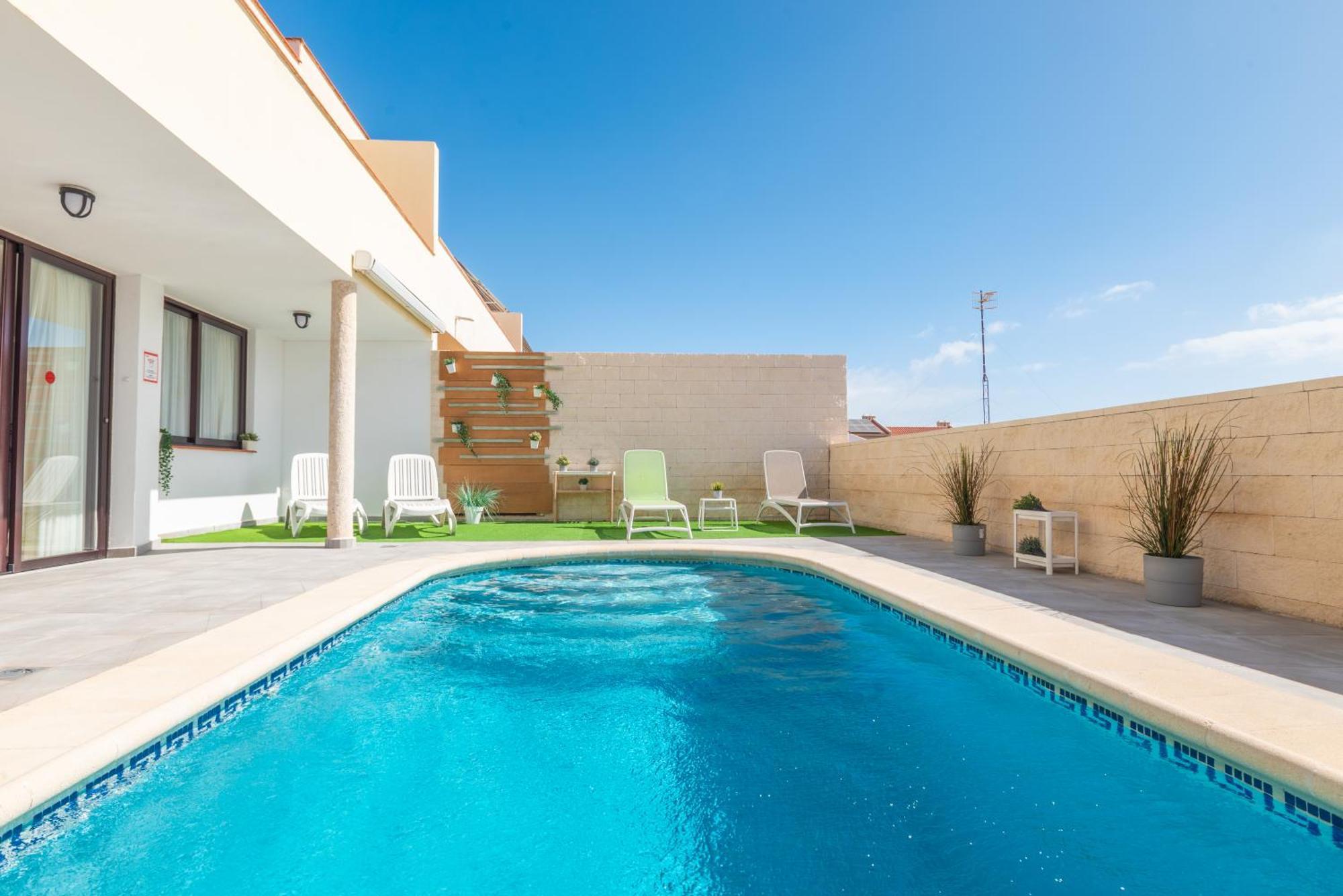 Casa Los Tejales With Climatized Private Pool El Médano Buitenkant foto
